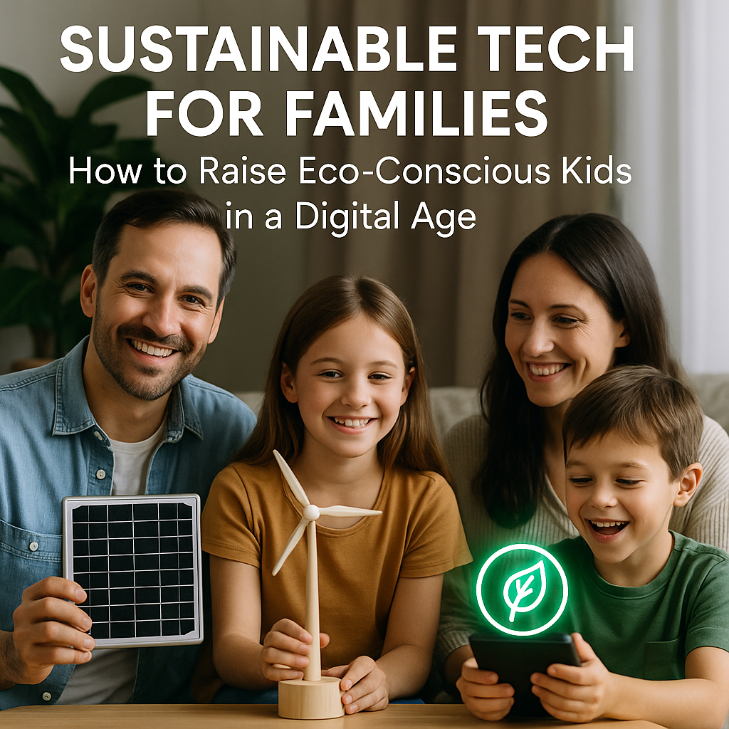 Sustainable Tech for Families: How to Raise Eco-Conscious Kids in a Digital Age
