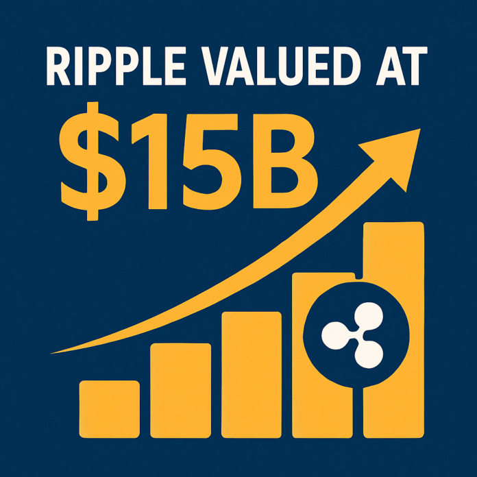 Ripple Valued at $15B, Joins Global Elite Ripple Valued at $15B, Joins Global Elite